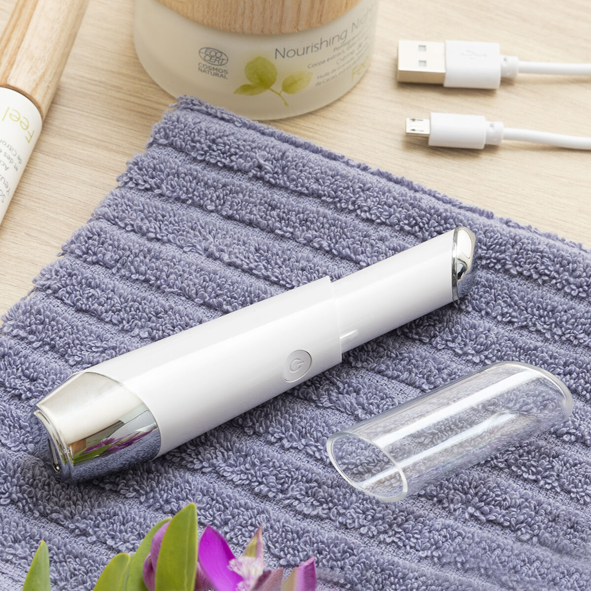 Anti-aging Eye Massager med fototerapi, termoterapi och vibrationer Therey InnovaGoods - 2