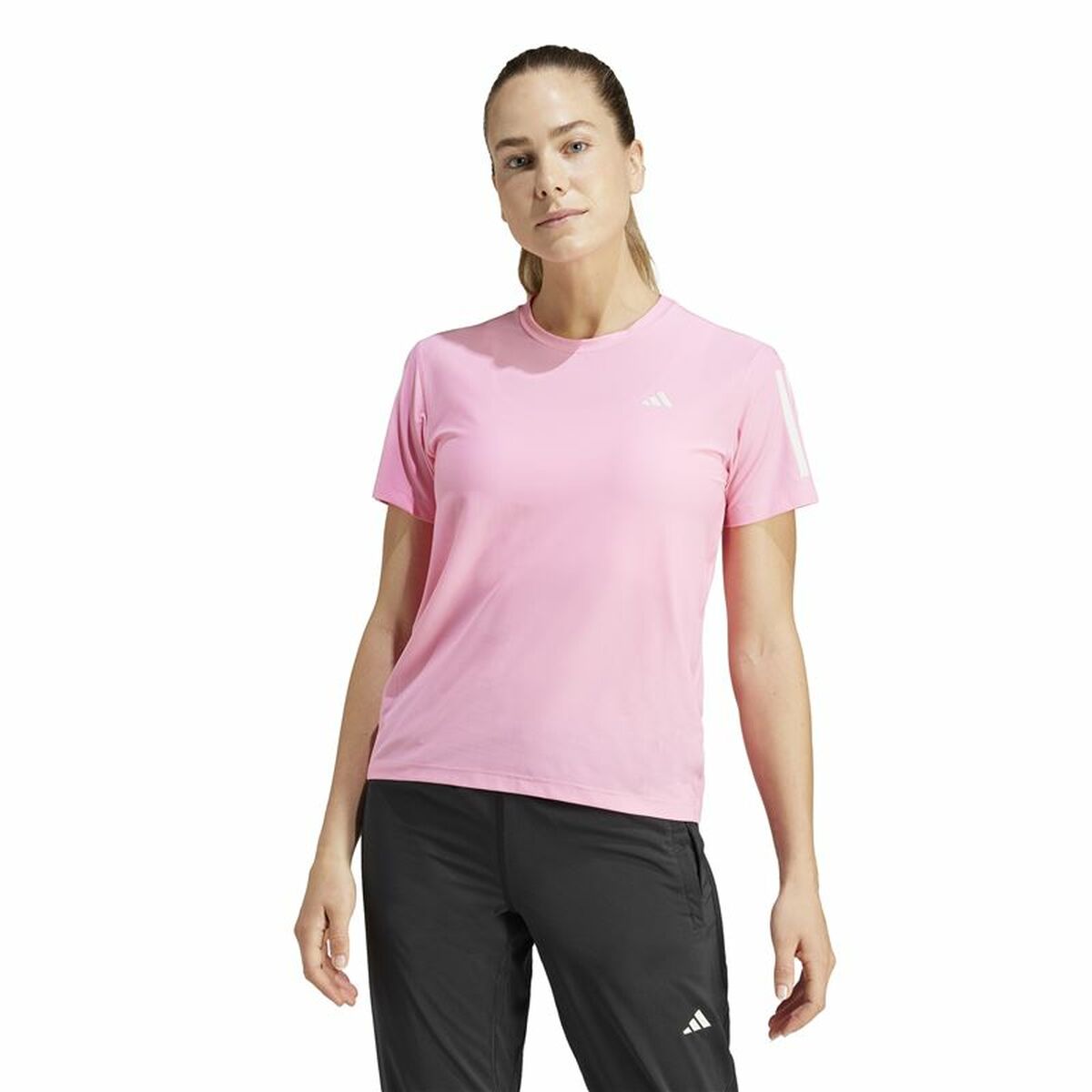 T-shirt med kortärm Dam Adidas Own The Run - 2
