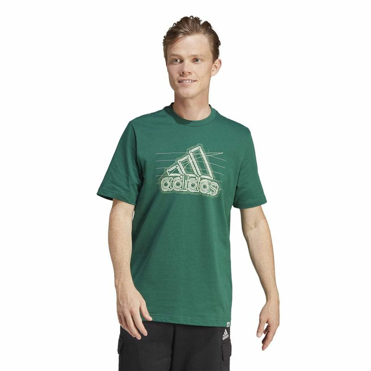 T-shirt med kortärm Herr Adidas Growth Bos XS - 2