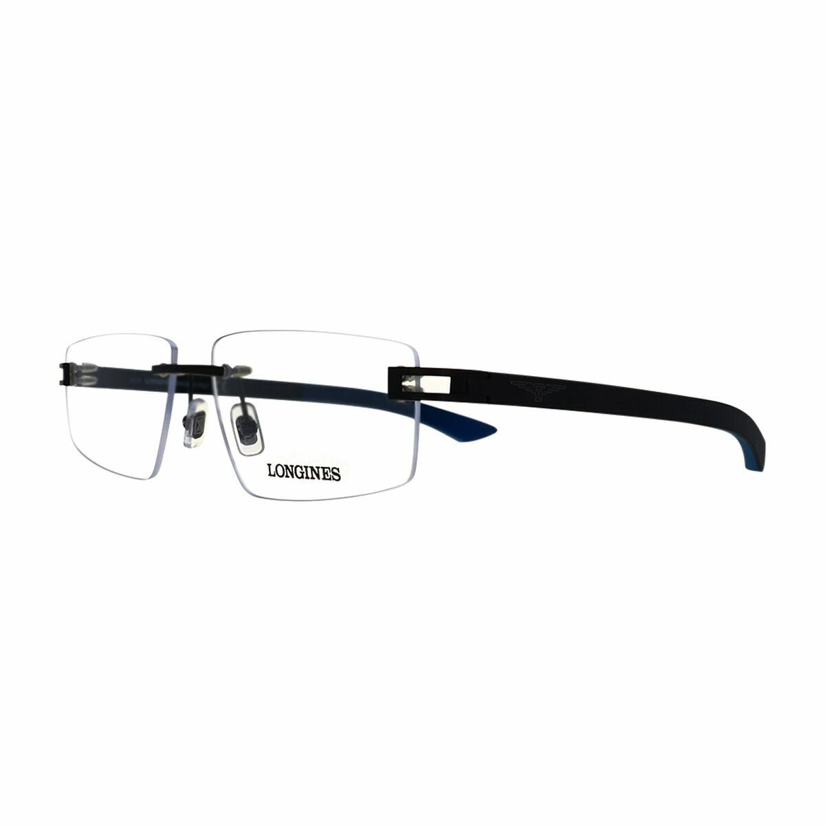 Glasögonbågar Longines LG5007H56002 Svart ø 56 mm