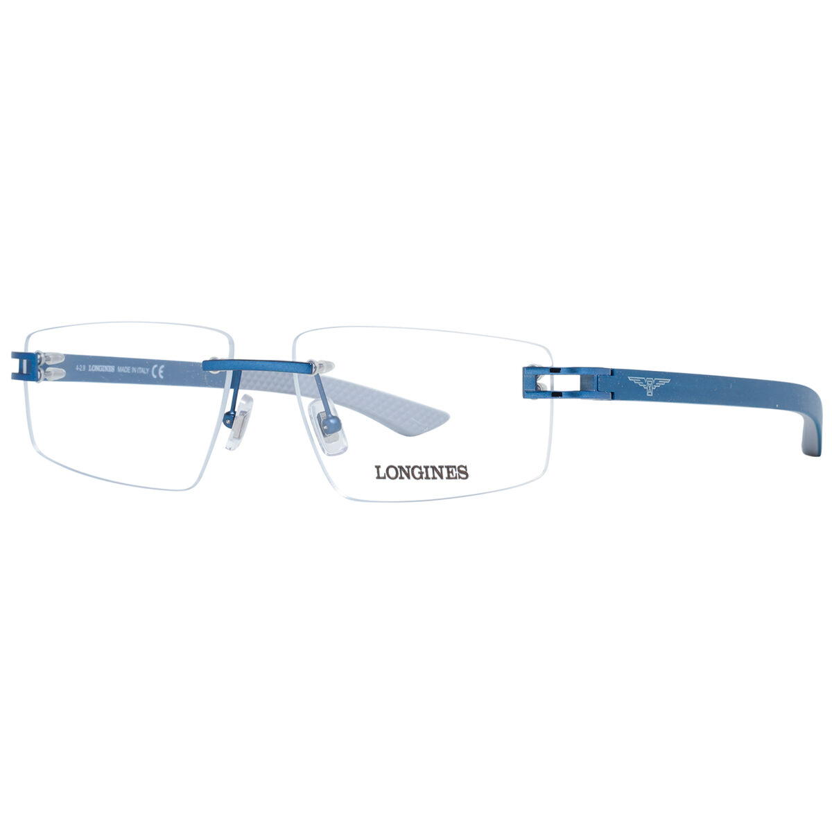 Glasögonbågar Longines LG5007H56090 Blå ø 56 mm - 2