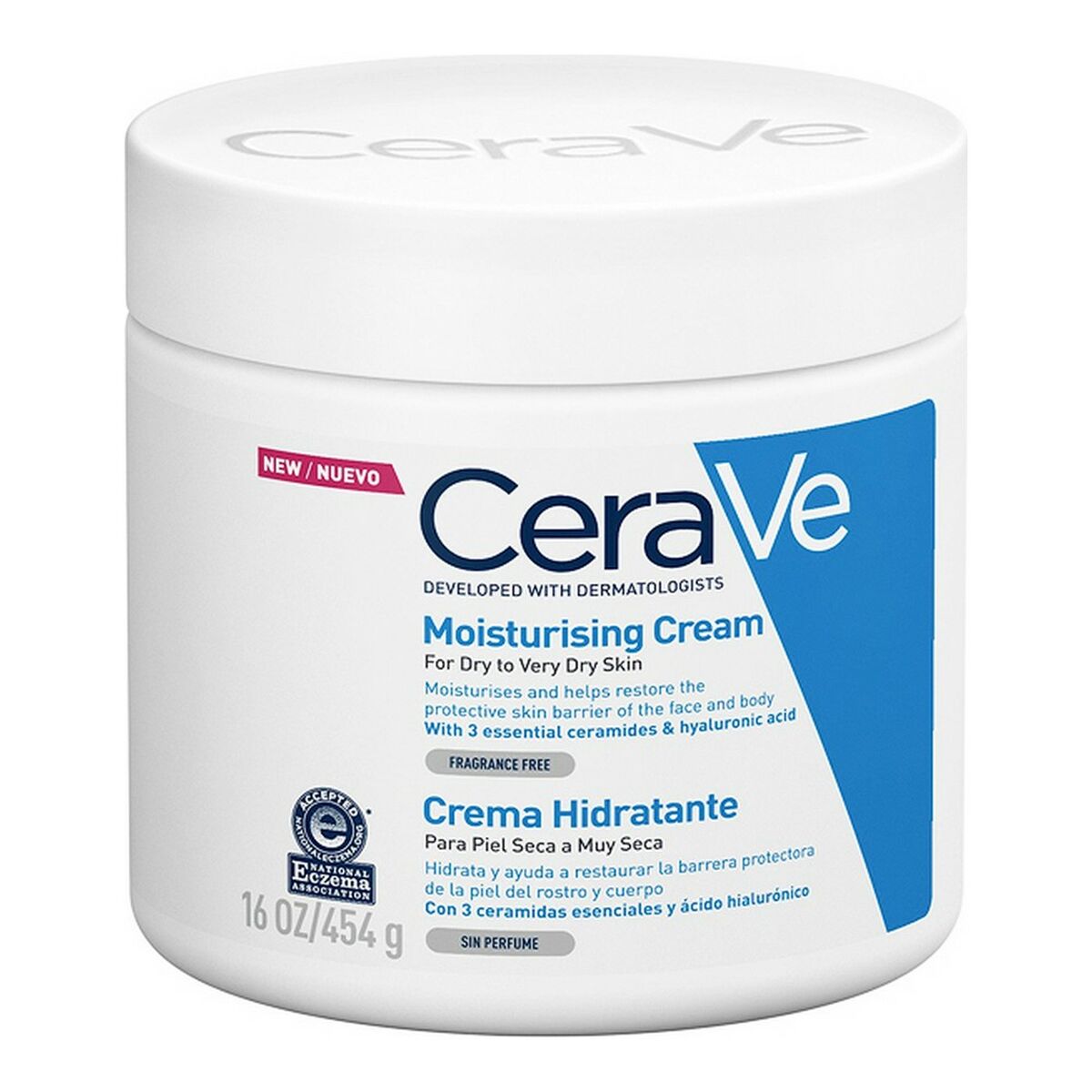 Ultra-fuktighetsgivande kräm CeraVe Moisturising Cream 454 g