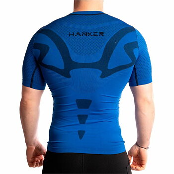 T-shirt med kortärm Herr Hanker Blå