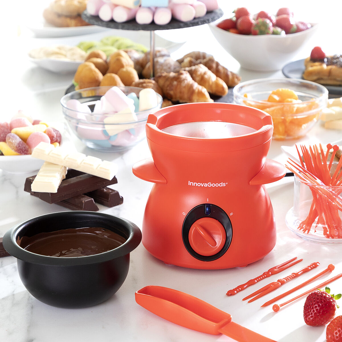 Chokladfondue med tillbehör Fonlat InnovaGoods - 3