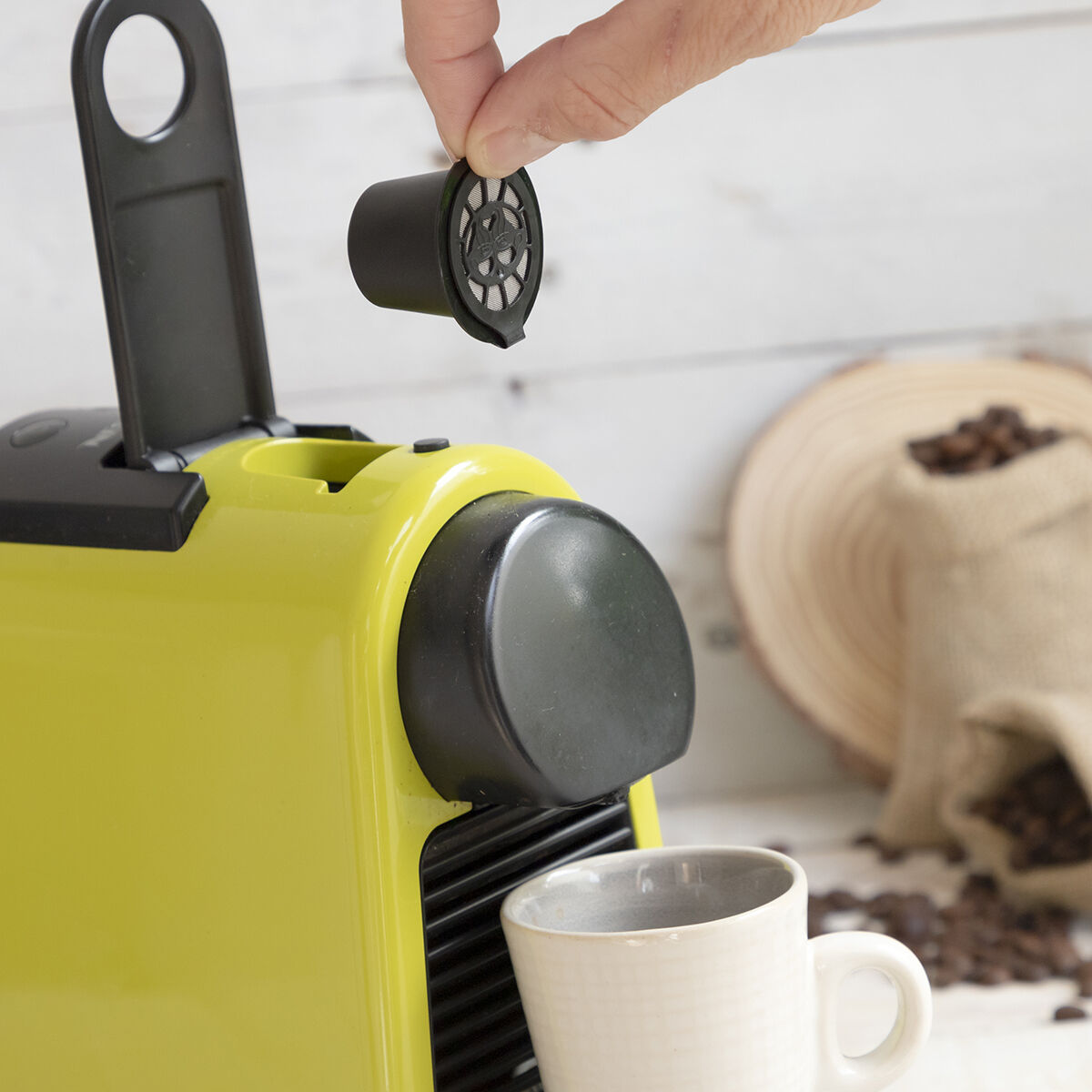 Uppsättning med 3 återanvändbara kaffekapslar Recoff InnovaGoods - 2