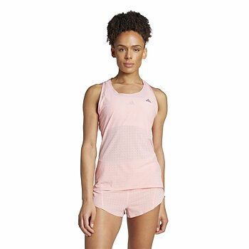 T-shirt med kortärm Herr Adidas Adizero Rosa