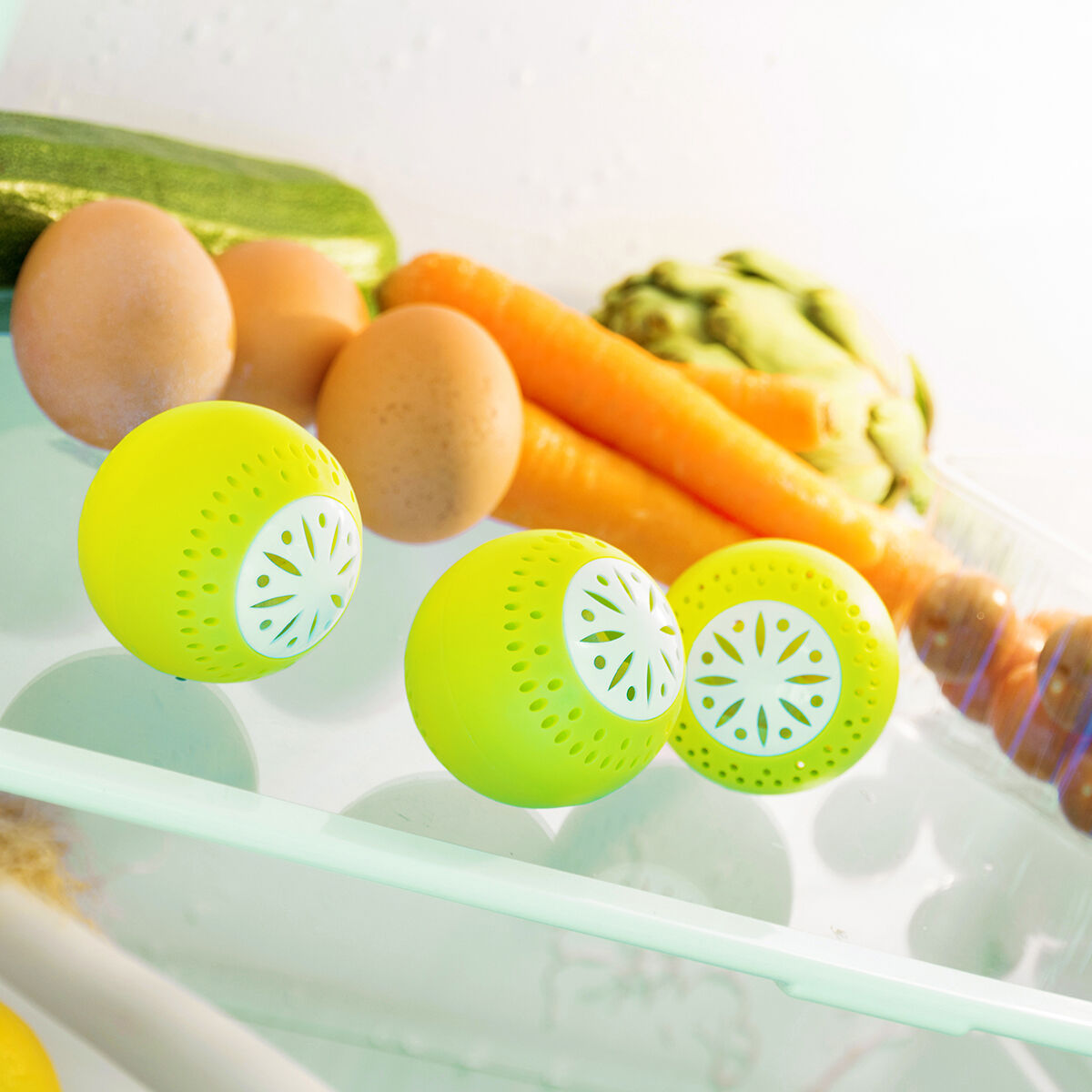 Ekobollar till kylskåp InnovaGoods 3 antal - 2