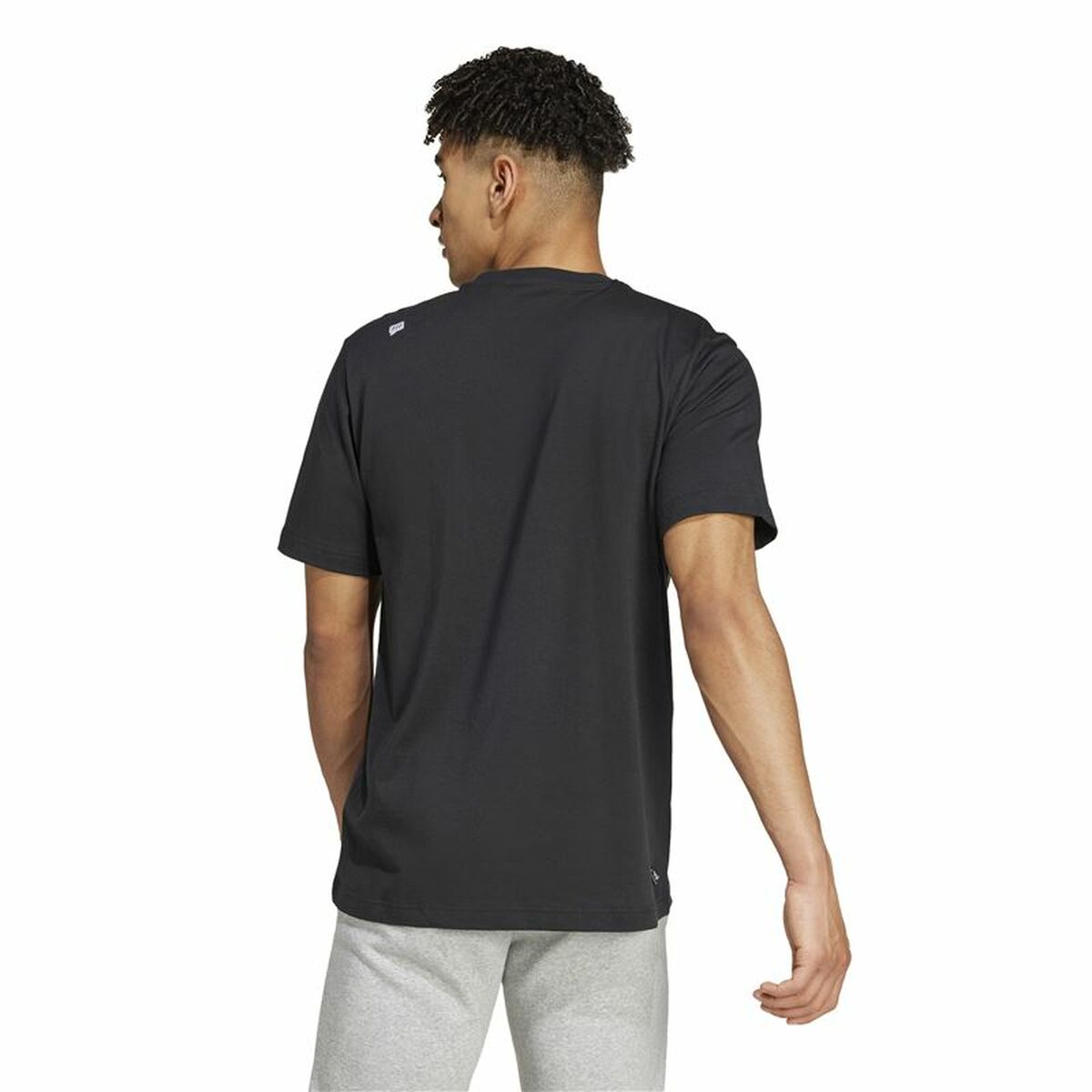 T-shirt med kortärm Herr Adidas Remoji Graphic L - 3