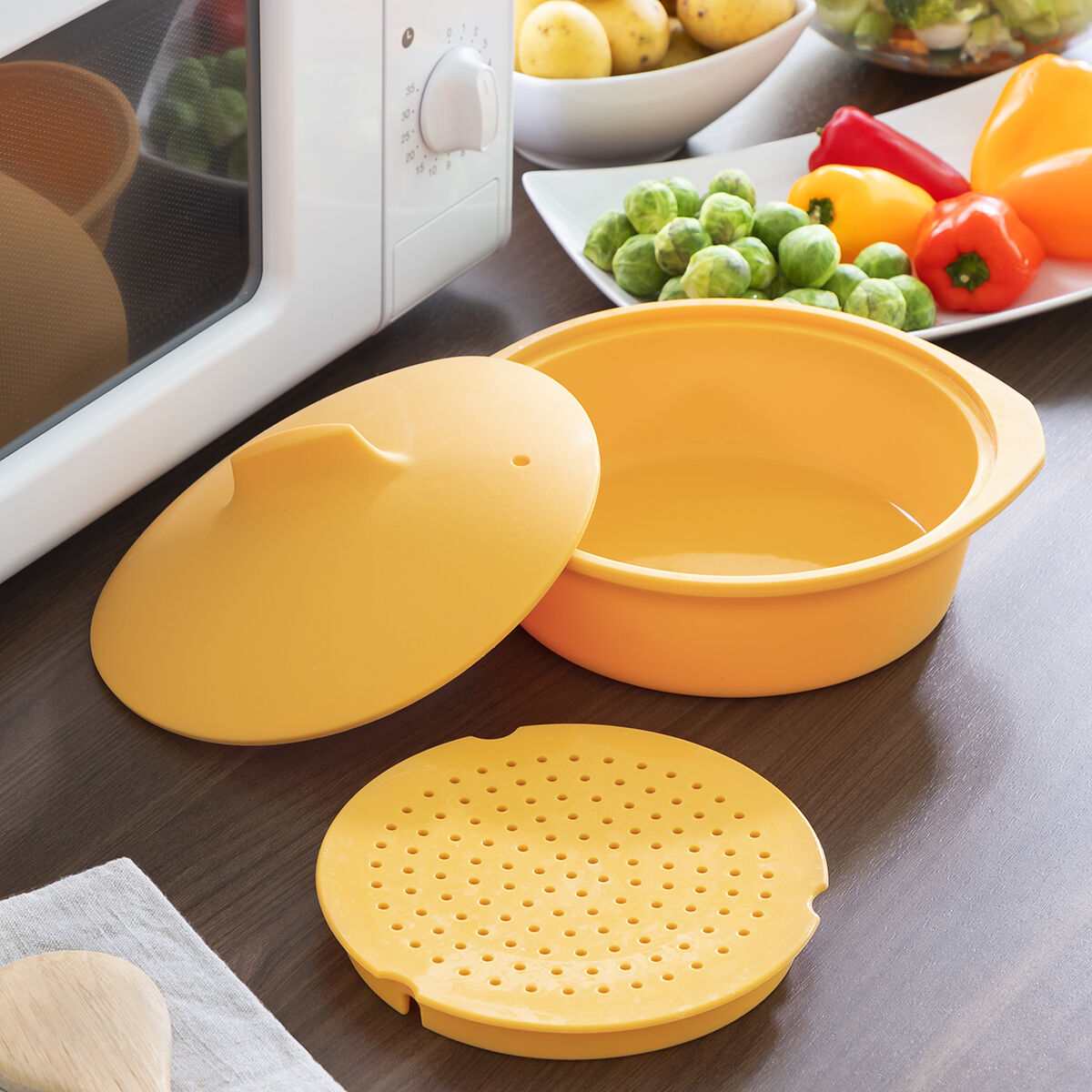 Multifunktionell silikonångare med recept Silicotte InnovaGoods - 3