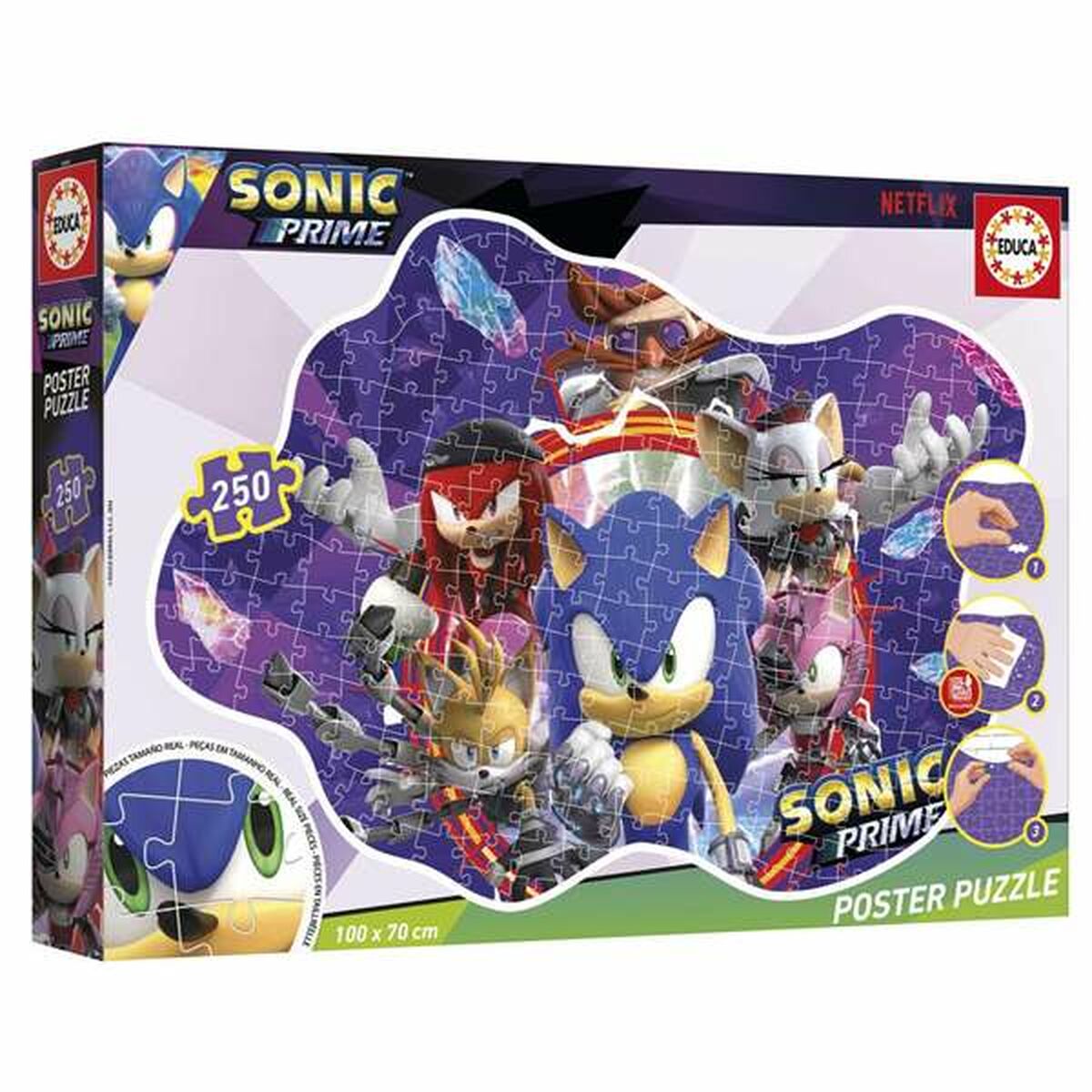Set 4 pussel Sonic Prime 250 Delar - 2