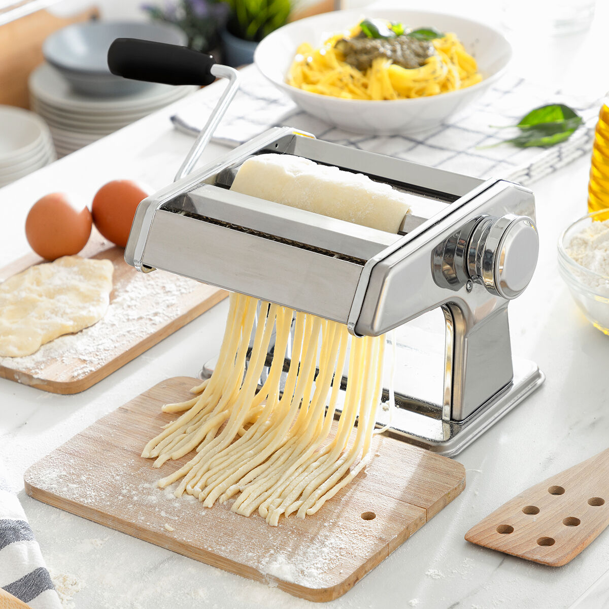 Maskin för att göra färsk pasta med recept Frashta InnovaGoods - 2