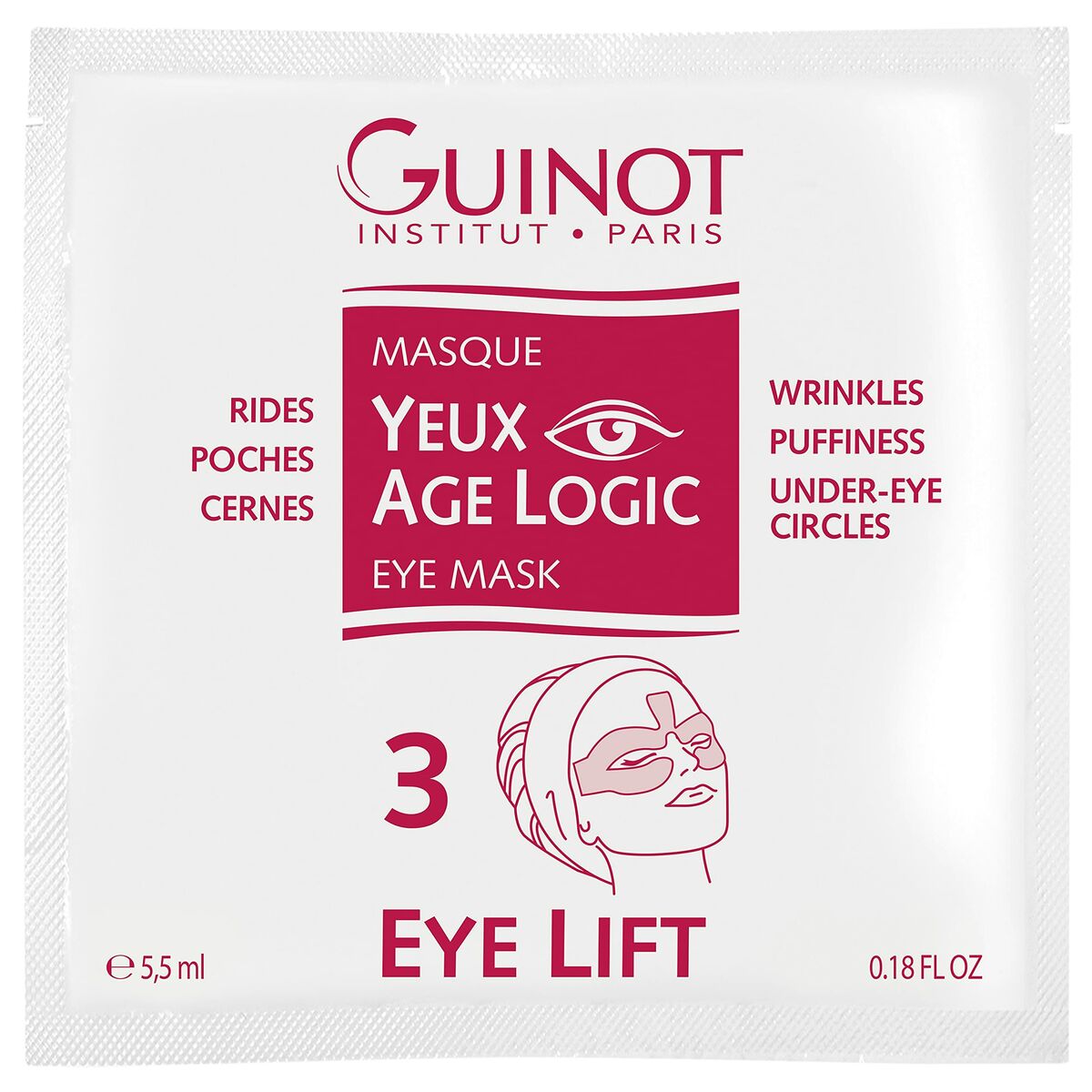 Ansiktsmask Guinot Age Logic Yeux 4 antal