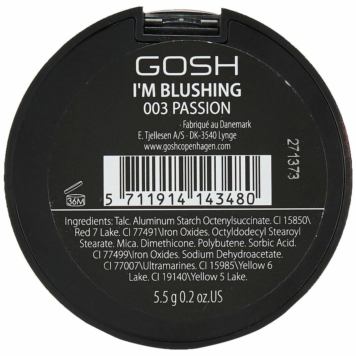 Rouge Gosh Copenhagen 14348-3 Nº 003-Passion 5,5 g