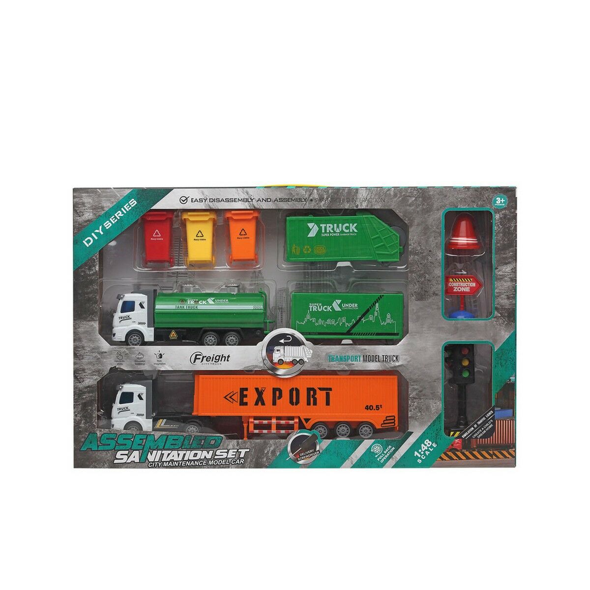 Fordonsspel Sanitation 54 x 34 cm - 2