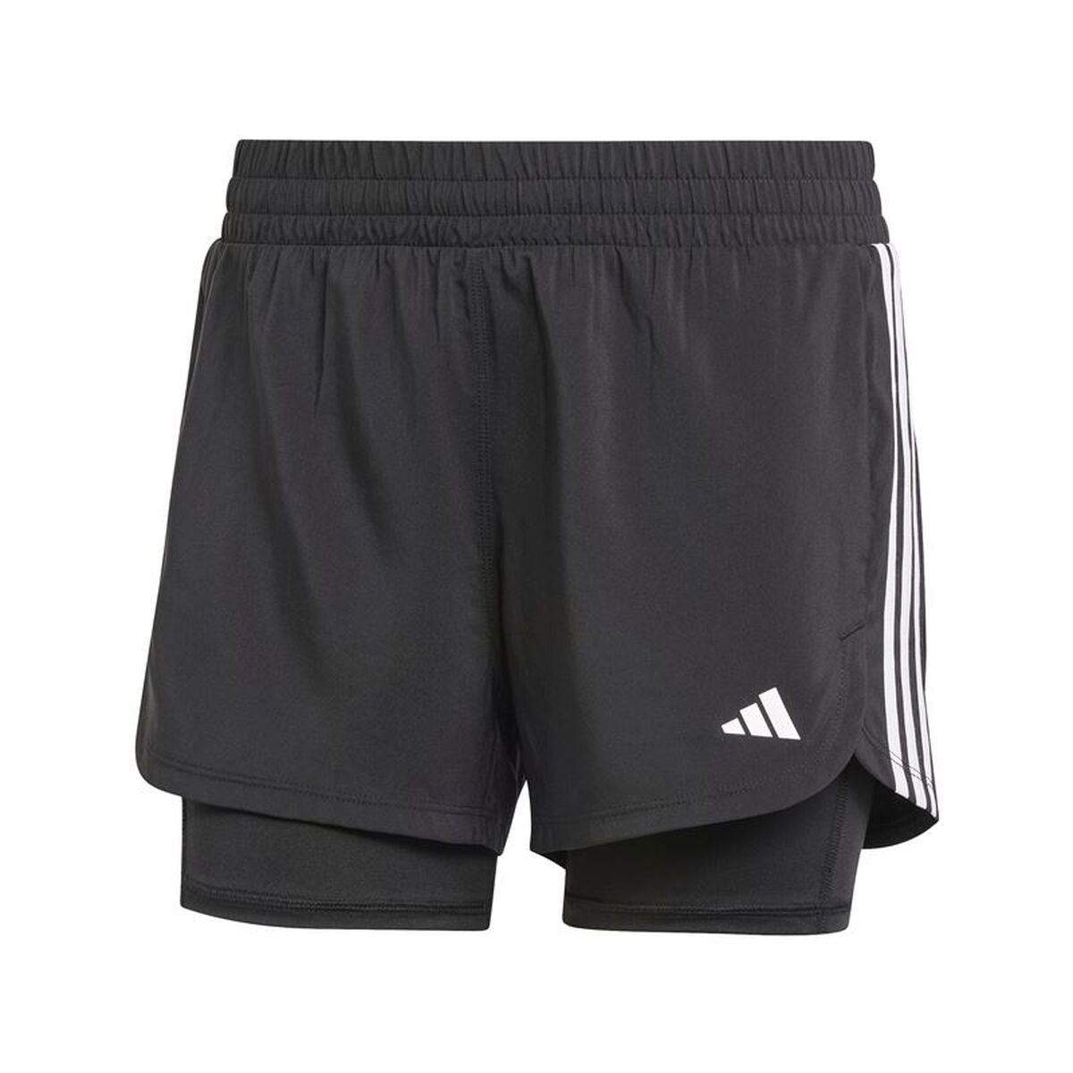Sportshorts för kvinnor Adidas Pacer Svart
