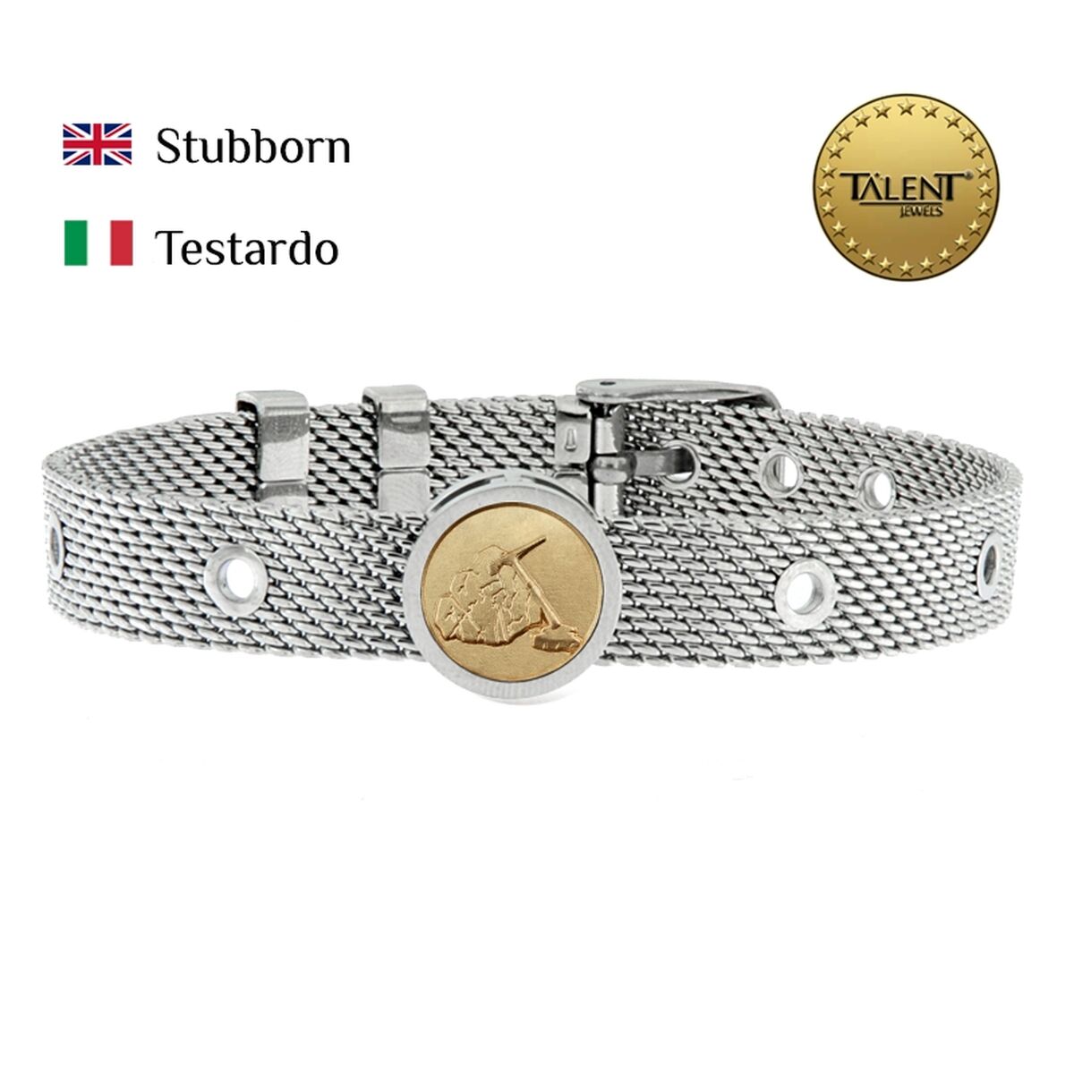 Unisexarmband Stubborn Talent Jewels TJA-5-11-01-1-235 Silvrig - 2