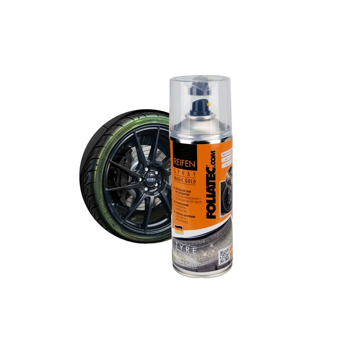 Sprejfärg Foliatec Gyllene Hjul 400 ml