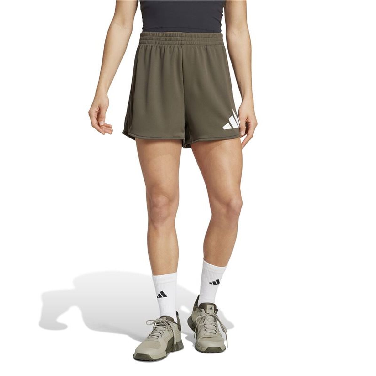 Sportshorts för kvinnor Adidas Essentials Big Performance Brun - 2