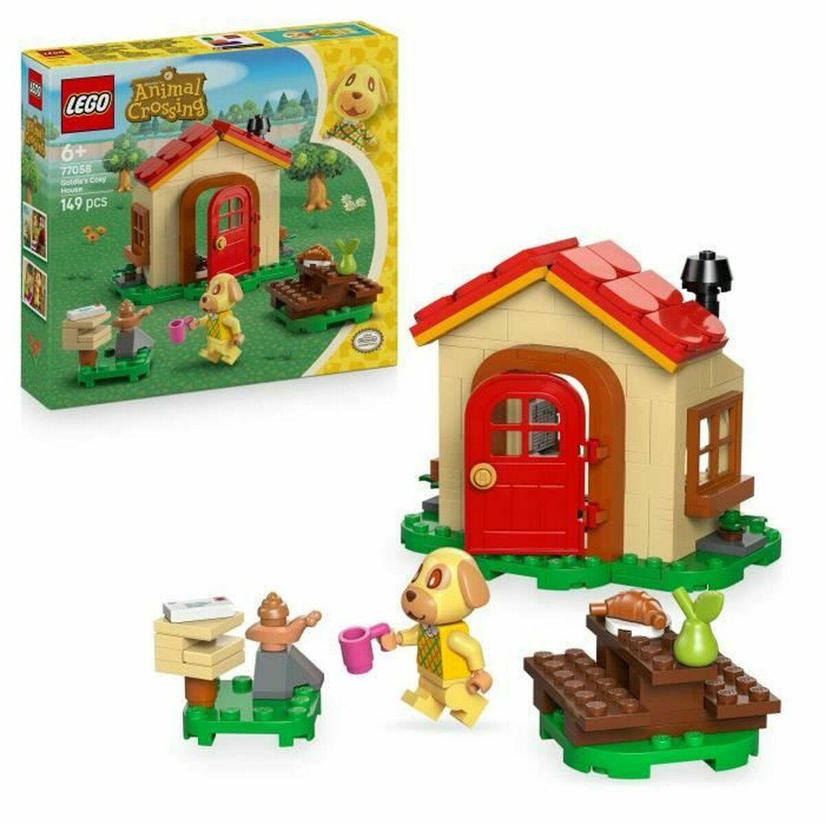 Byggsats Lego 77058 Animal Crossing Tere's cosy home 149 Delar