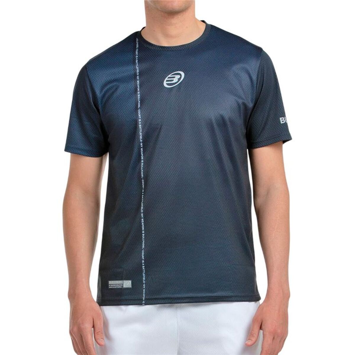 T-shirt med kortärm Herr Bullpadel BATEN-004 Mörkblå