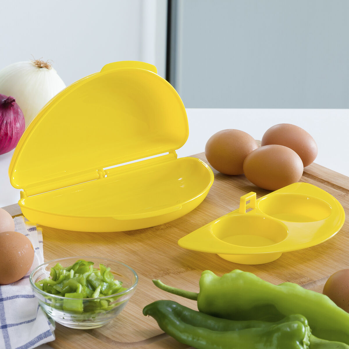Omelett Tillverkare för Mikrovågsugn InnovaGoods - 3