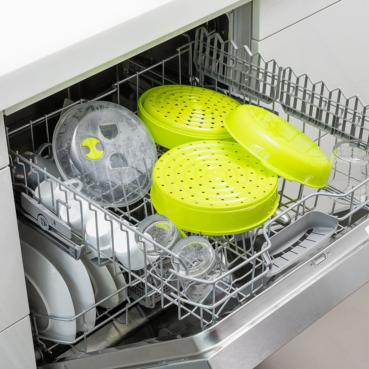Dubbel ångkokare för mikrovågsugn Codowave InnovaGoods - 3
