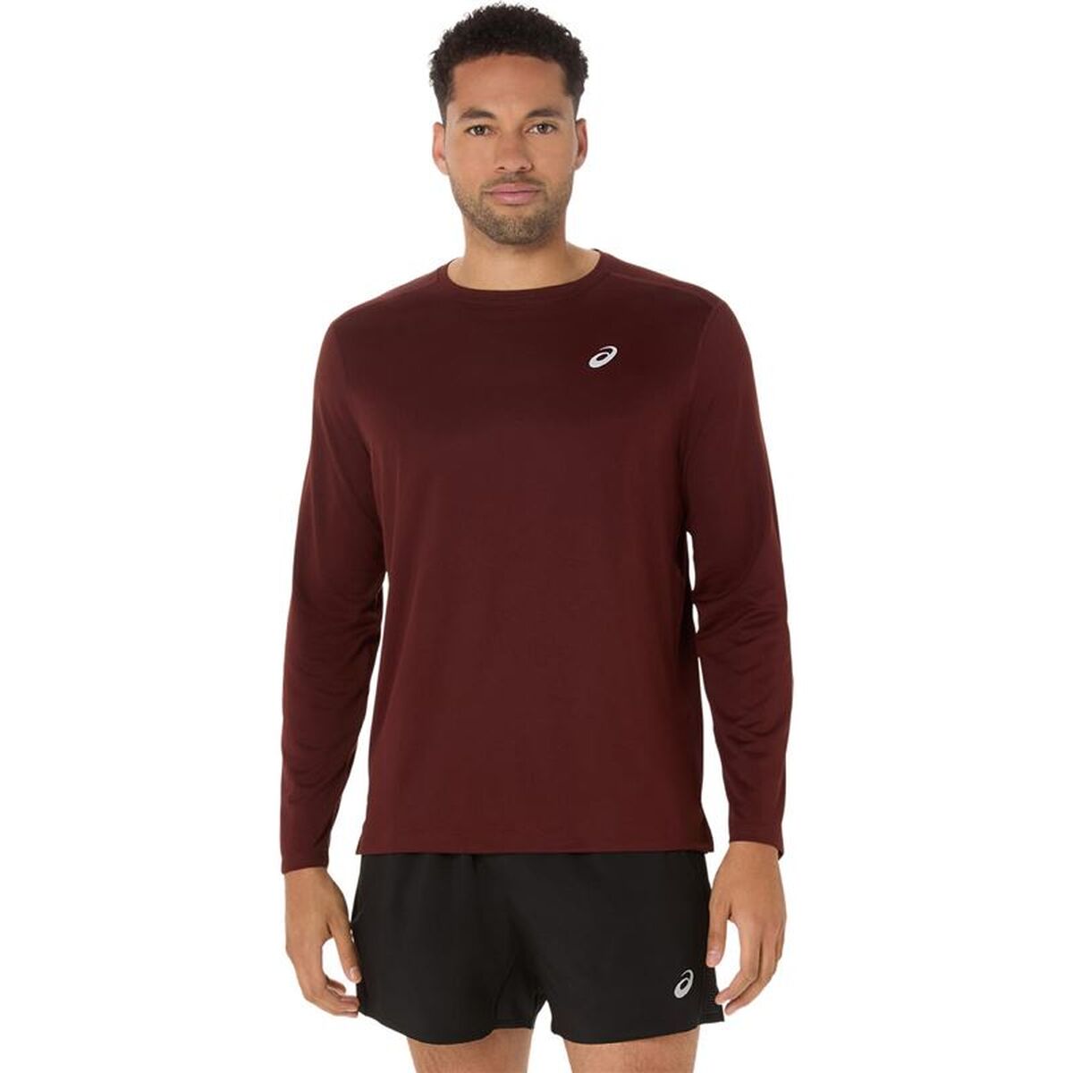 T-shirt med kortärm Herr Asics Core Mörkröd