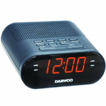 Klockradio Daewoo DW1218 Svart