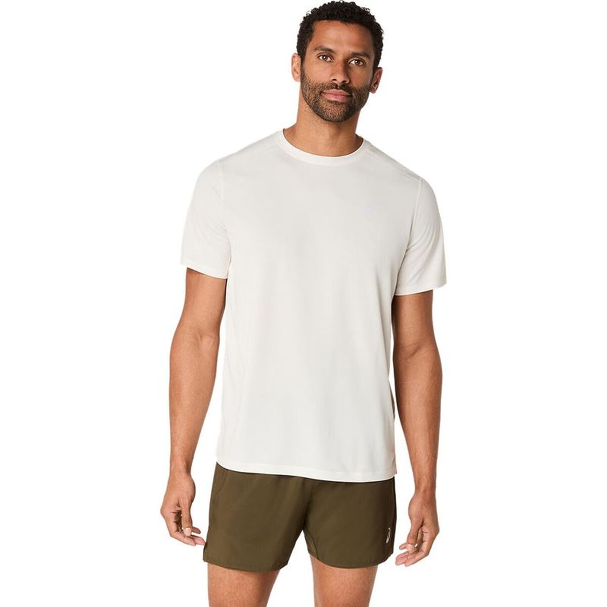 T-shirt med kortärm Herr Asics Core Beige