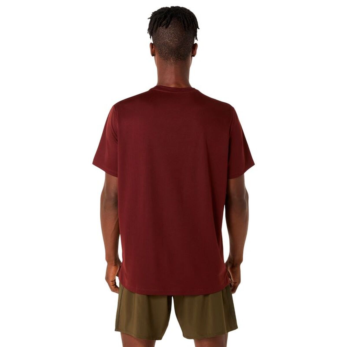 T-shirt med kortärm Herr Asics Core Mörkröd - 2