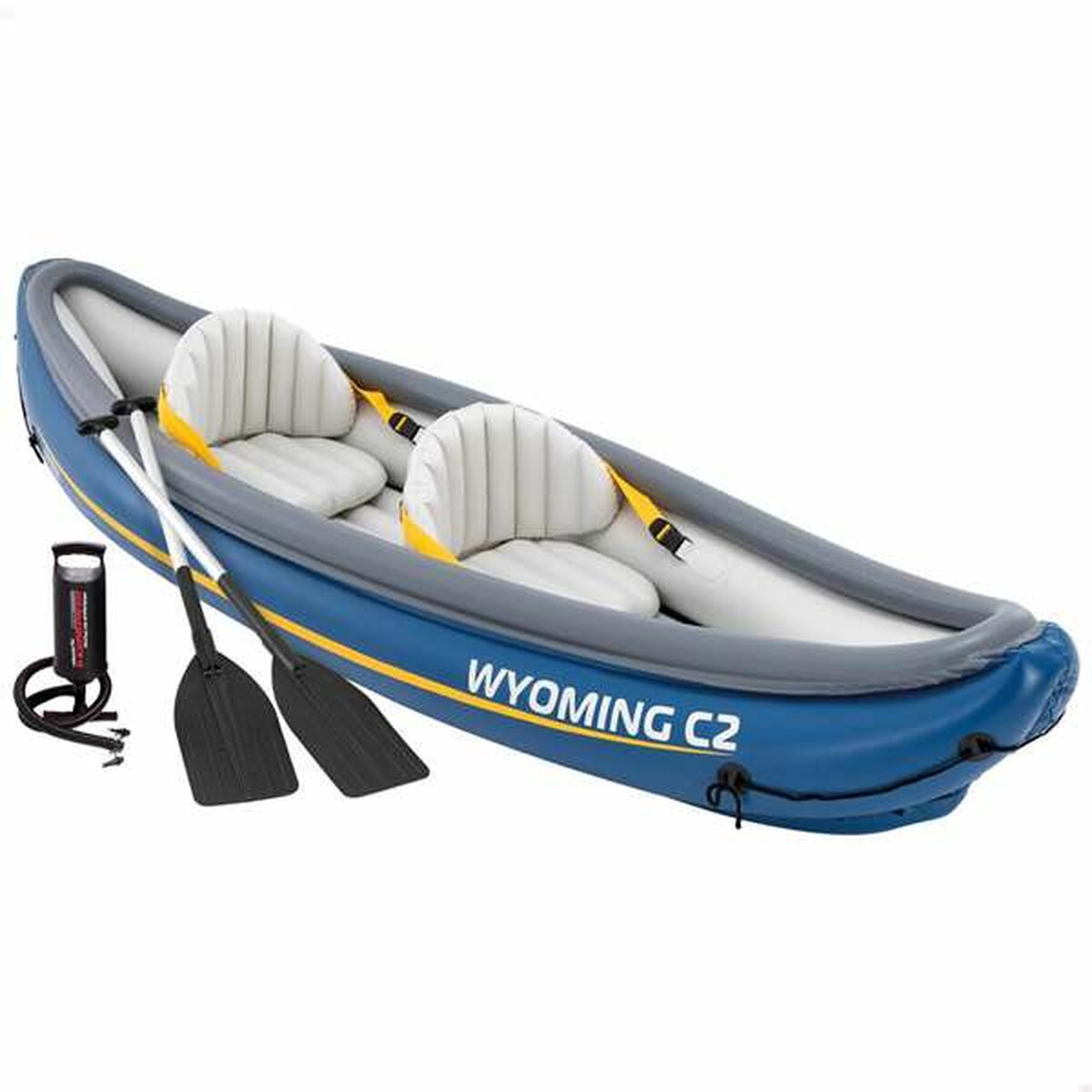 Uppblåsbar kanot Intex Wyoming C2 307 x 89 x 53 cm