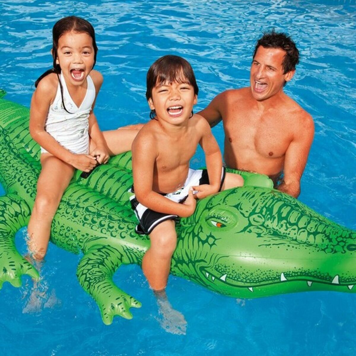 Upplåsbar bassängmadrass Intex (203 x 114 cm)