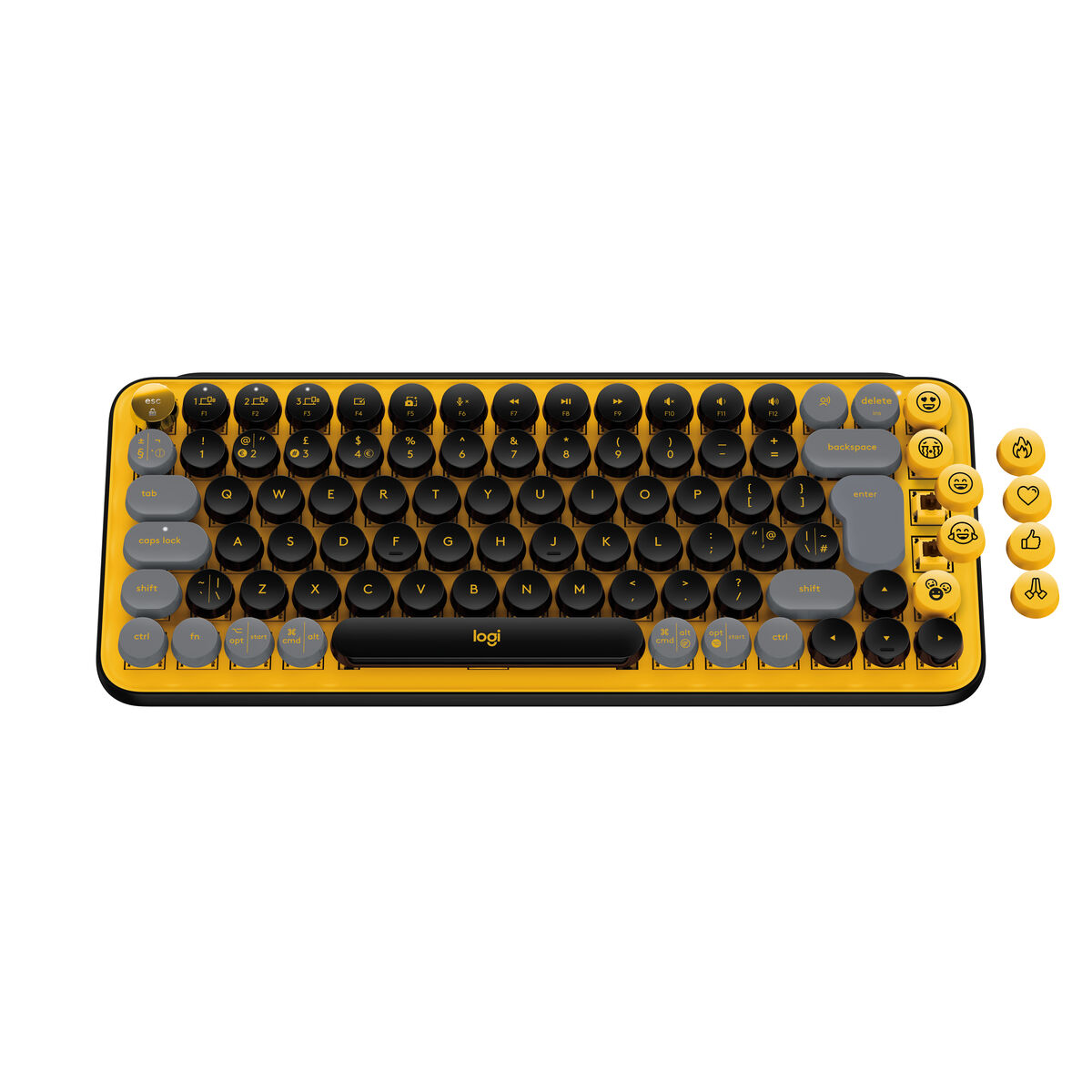 Tangentbord Logitech POP Franska Gul AZERTY - 3