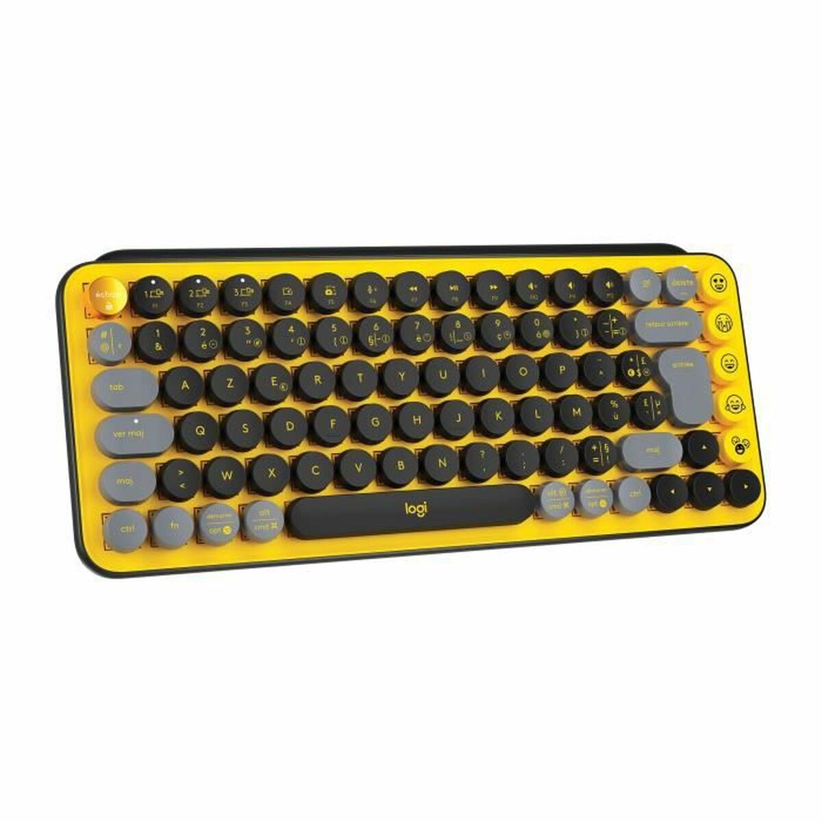 Tangentbord Logitech POP Franska Gul AZERTY - 2