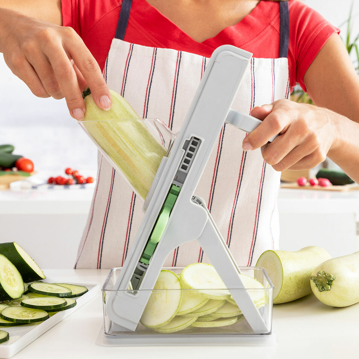 5-i-1 hopfällbar mandolin för grönsaker Slichen InnovaGoods - 3