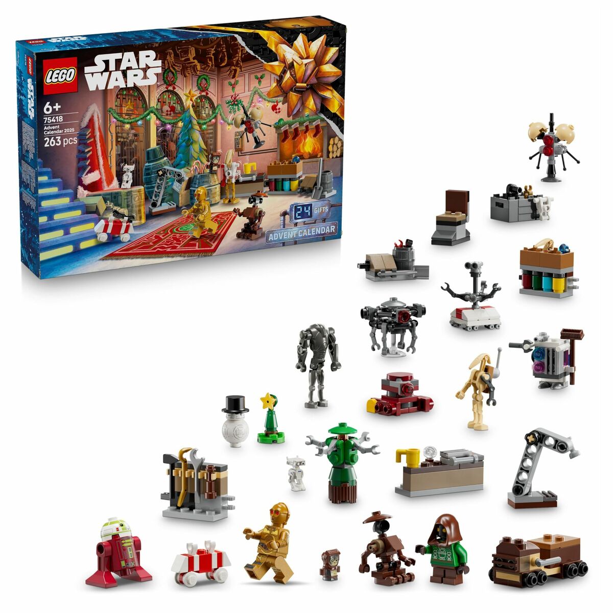 Byggsats Lego 75418 Advent Calendar 2025 Star Wars 263 Delar