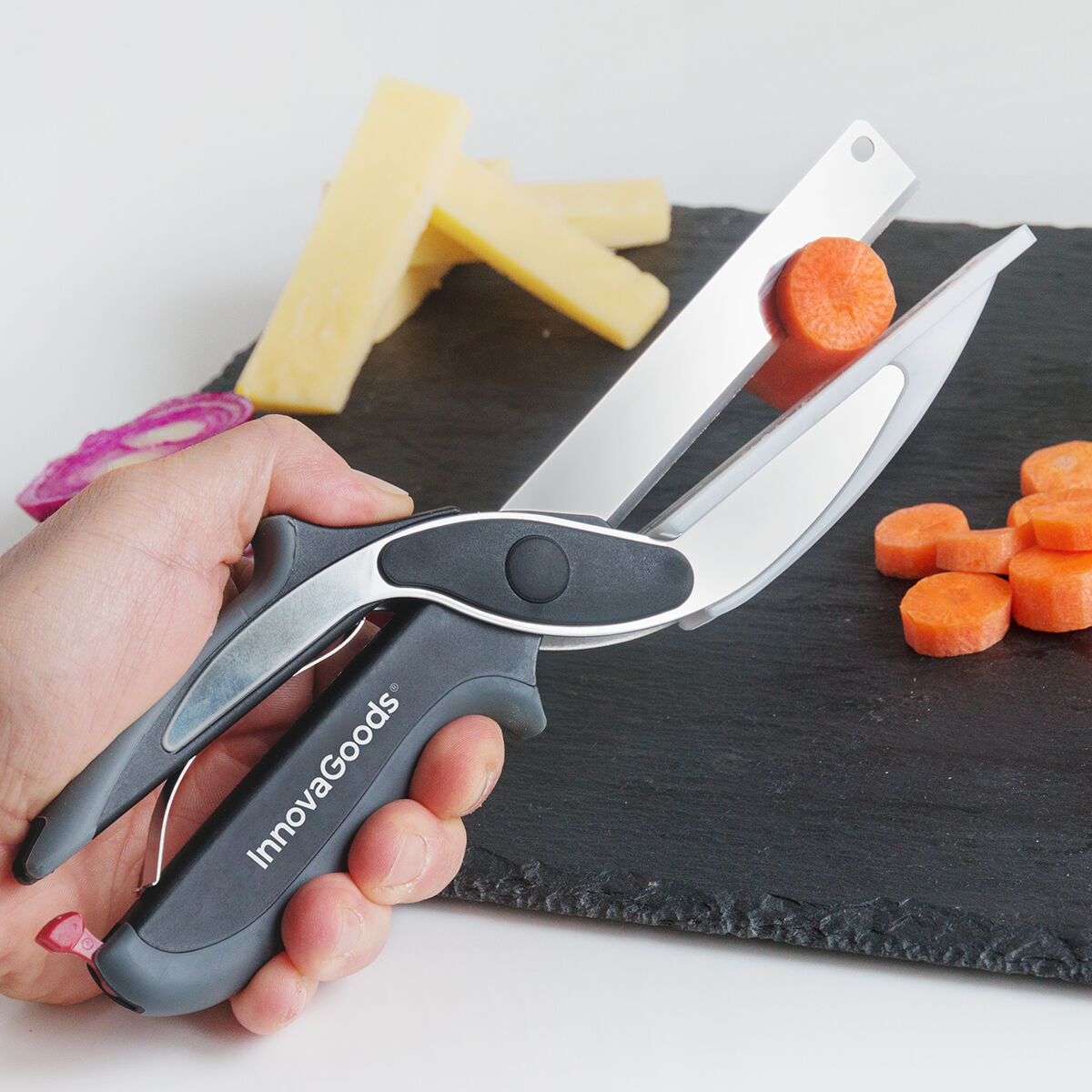 Saxkniv med Integrerad with Miniskärbräda Scible InnovaGoods - 2