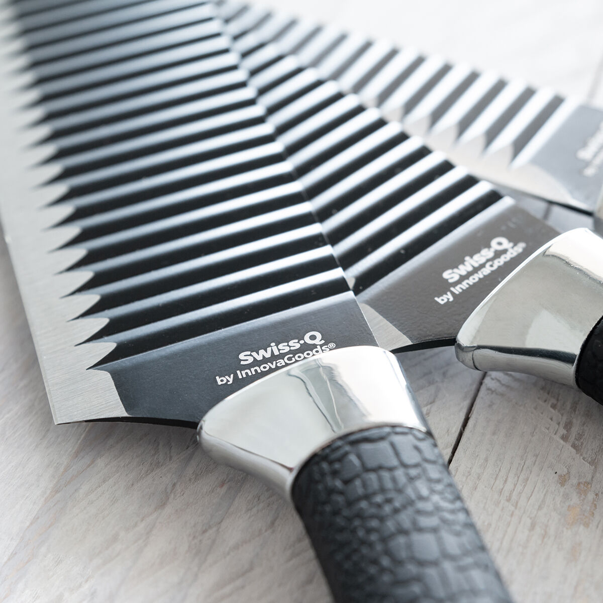 Knivset Black Shark Swiss·Q Namiutsu InnovaGoods 4 Delar - 3