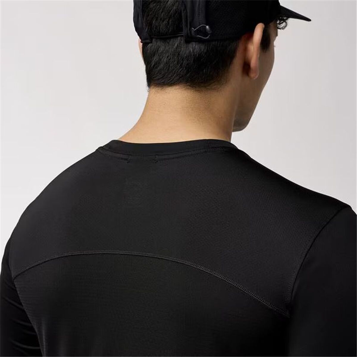 T-shirt med lång ärm Herr Brooks Atmosphere Long Sleeve 3.0 Svart - 2