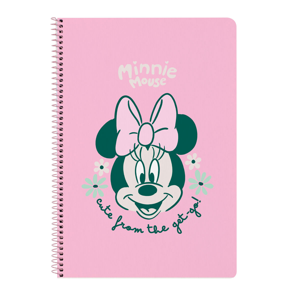 Ringpärm Minnie Mouse Minty Rosa A4 21.5 x 31 x 1 cm