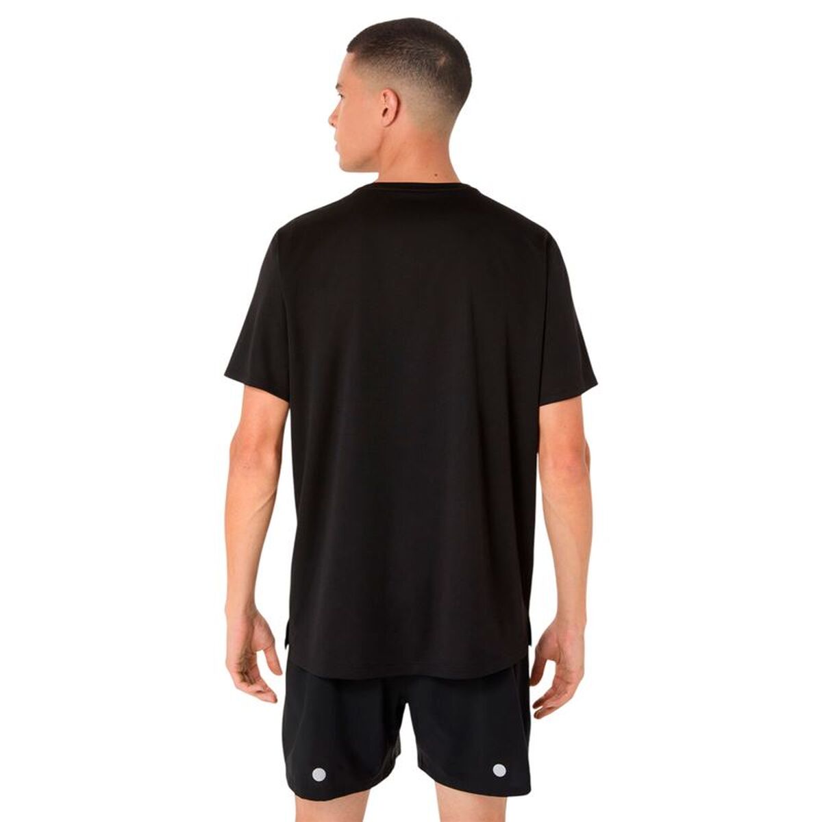 T-shirt med kortärm Herr Asics Fujitrail Logo Svart - 2