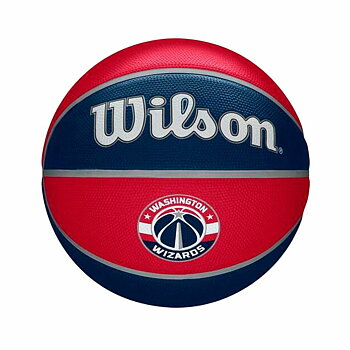 Basketboll Wilson Nba Team Tribute Was Wizards Blå Gummi (Storlek 7)