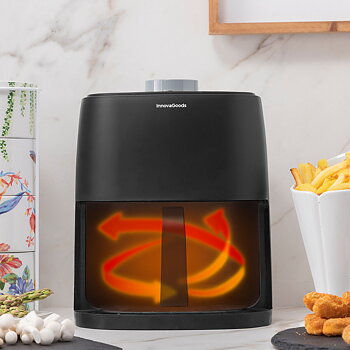 Luftfritös InnovaGoods Fryinn Lite 2000 Svart 1200 W 2 L