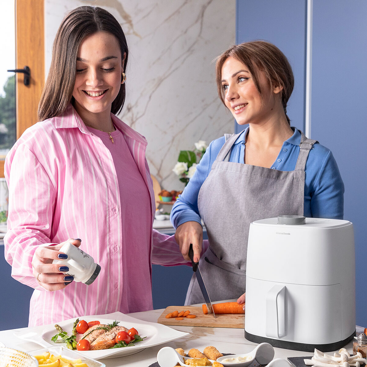Luftfritös InnovaGoods Fryinn Lite 2000 Vit 1200 W 2 L - 3
