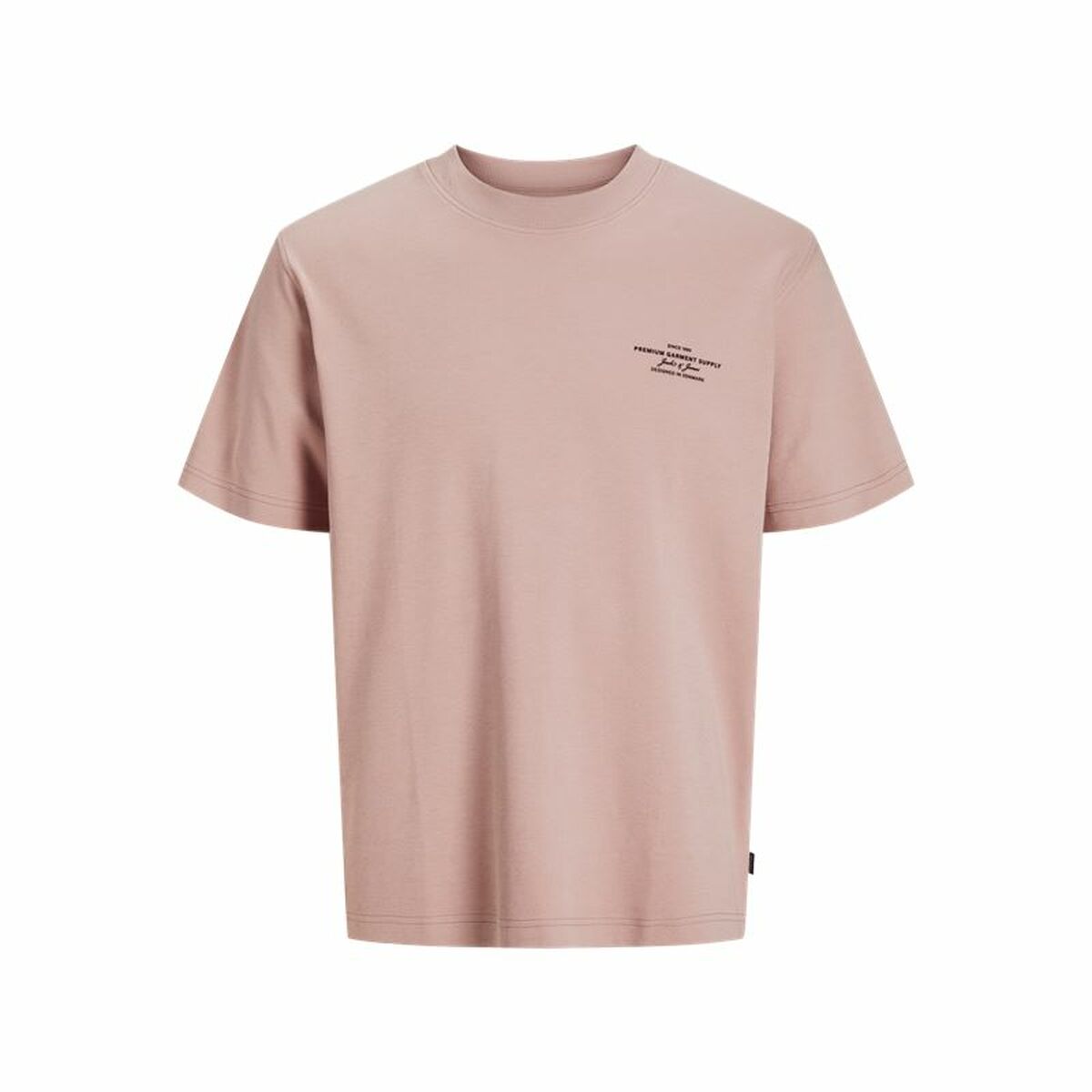 T-shirt med kortärm Herr Jack & Jones Jprblachad Brandingw Neck