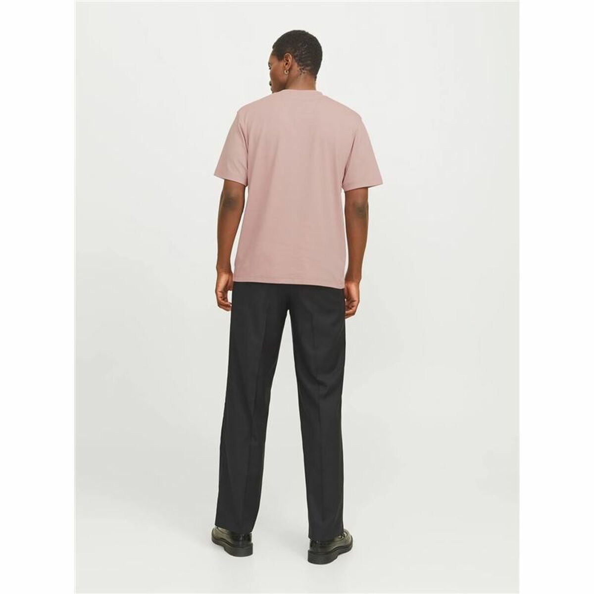 T-shirt med kortärm Herr Jack & Jones Jprblachad Brandingw Neck - 2