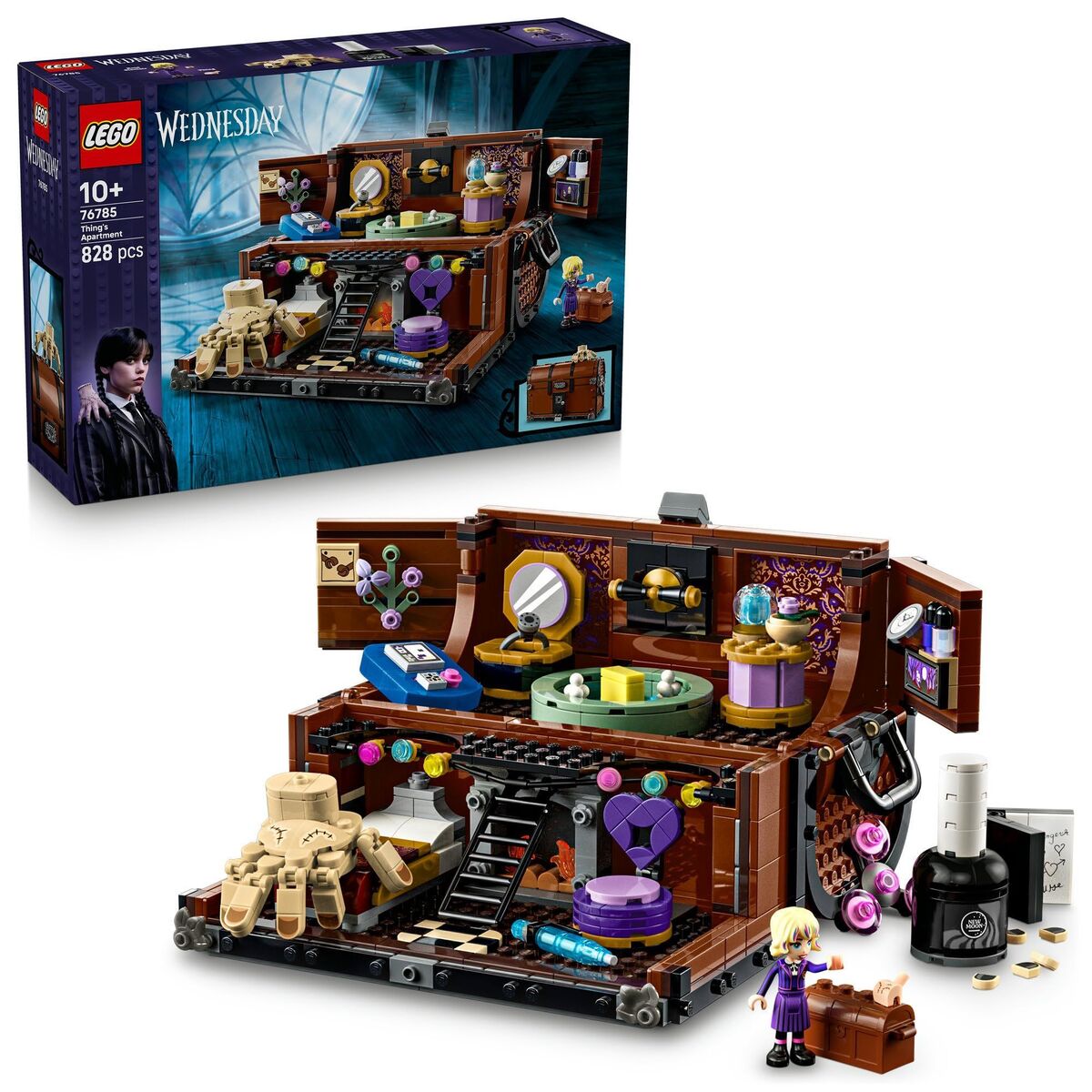 Byggsats Lego Wednesday 76785 Thing's Apartment 828 Delar