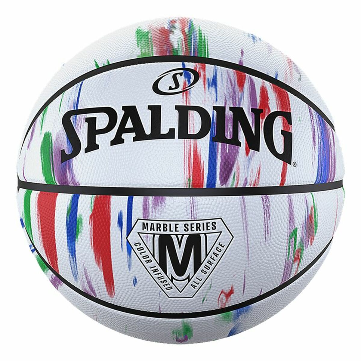 Basketboll Spalding  Spalding Marble Series Vit 5