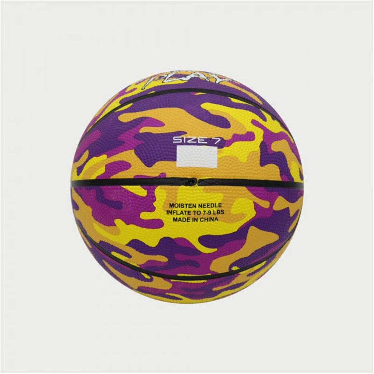 Basketboll Peak Peak Camo Ball Gul Purpur (Storlek 5) - 2
