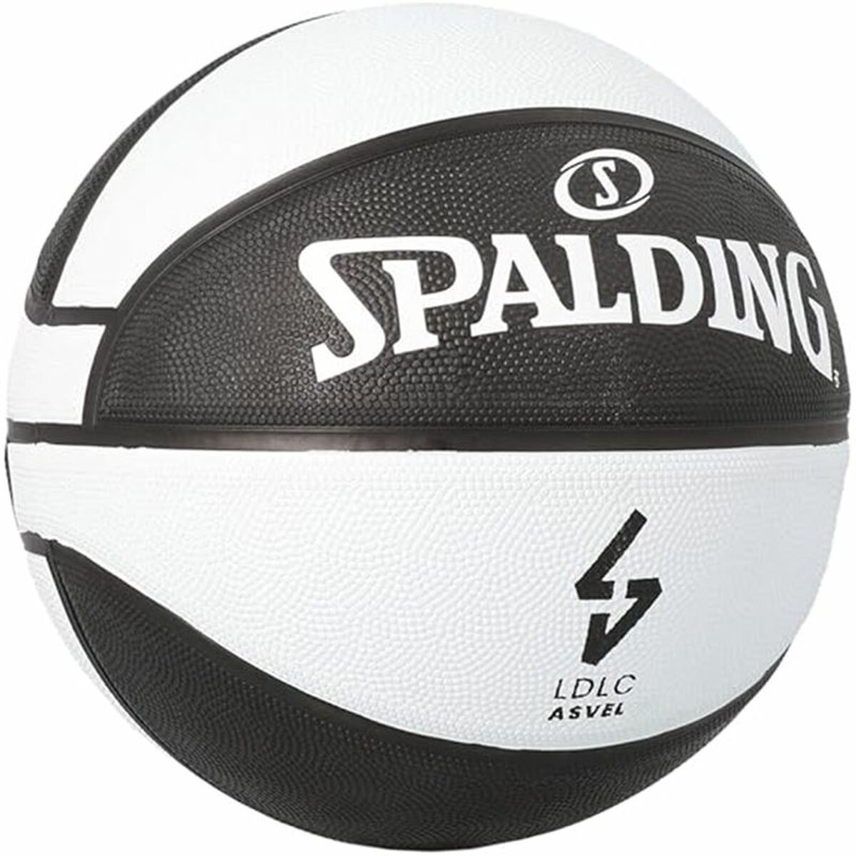 Basketboll Spalding Asvel Sz7 Vit Svart (Storlek 7) - 2